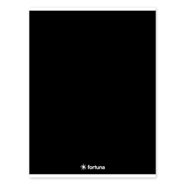 Füzet vonalas FORTUNA Monocolor A/4 32 lapos 81-32 fekete