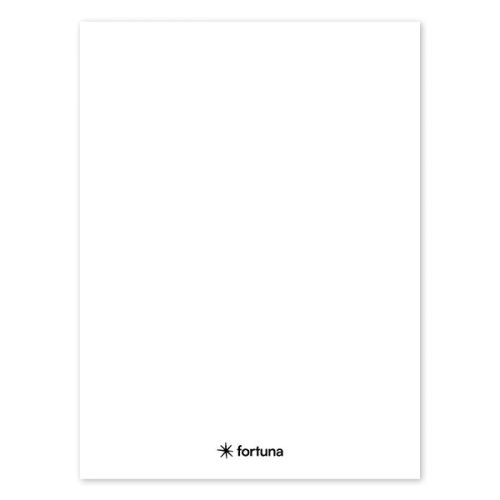 Füzet vonalas FORTUNA Monocolor A/4 32 lapos fehér