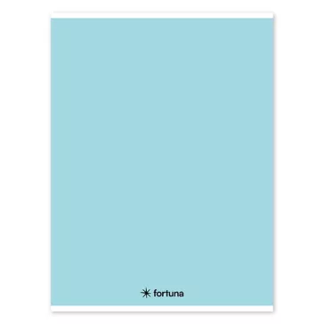   Füzet vonalas FORTUNA Monocolor A/4 32 lapos 81-32 pasztell kék