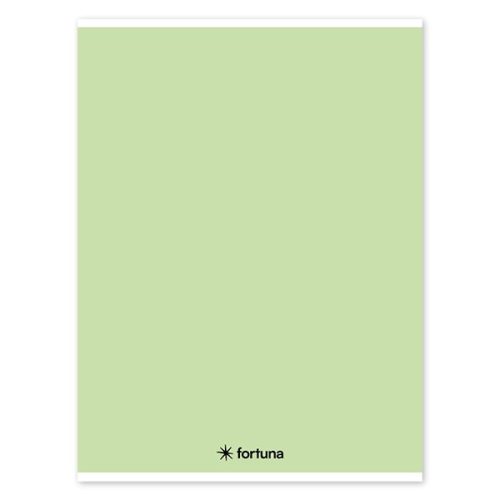 Füzet vonalas FORTUNA Monocolor A/4 32 lapos pasztell zöld