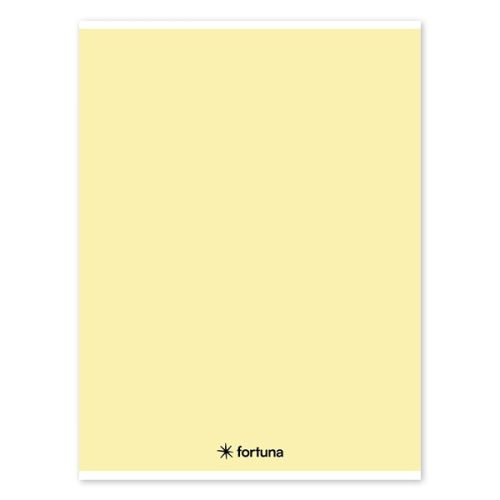 Füzet vonalas FORTUNA Monocolor A/4 32 lapos pasztell sárga