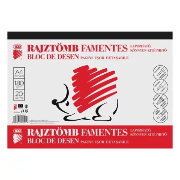 Rajztömb ICO Süni A/4 190 g 20 lapos