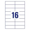 Etikett AVERY 3484-200 105x37 mm fehér univerzális 3520 címke/doboz 200+20 ív/doboz