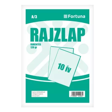 Rajzlap famentes VECTRALINE A/3 120 g 10 lapos
