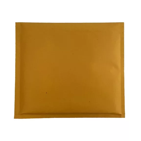 Légpárnás tasak CD szilikonos barna 165x180mm