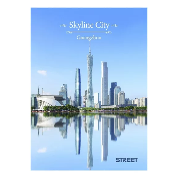 Füzet sima STREET A/4 54 lapos Skyline