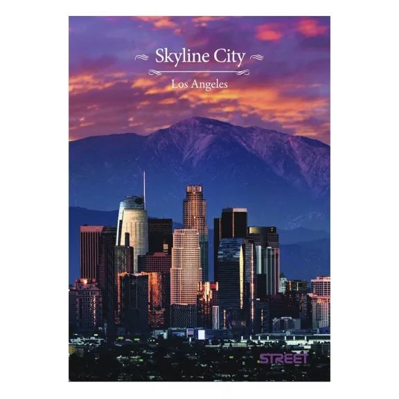 Füzet sima STREET A/4 54 lapos Skyline