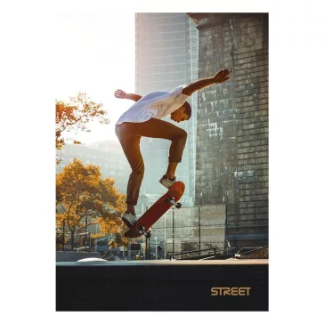 Füzet kockás STREET A/4 54 lapos Sport
