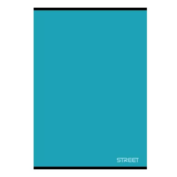 Füzet kockás STREET A/4 54 lapos Colours