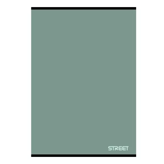 Füzet sima STREET A/4 54 lapos Colours