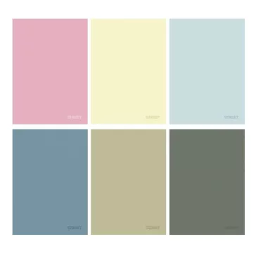 Füzet vonalas STREET A/5 54 lapos Colours margóval