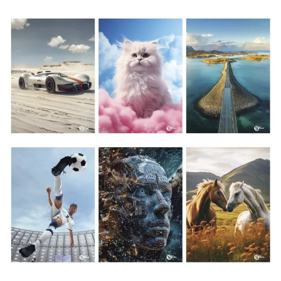 Füzet kockás STREET A/4 52 lapos S-Line1