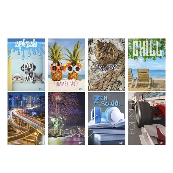 Füzet sima STREET A/4 52 lapos S-Line2