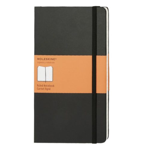 Notesz vonalas MOLESKINE QP060 "L" keményfedeles fekete