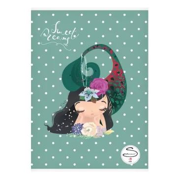 Füzet kockás STREET A/5 54 lapos Mermaid