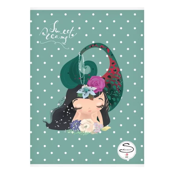 Füzet kockás STREET A/5 54 lapos Mermaid