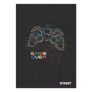 Füzet kockás STREET A/4 54 lapos Gaming