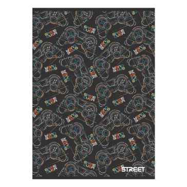 Füzet kockás STREET A/4 54 lapos Gaming