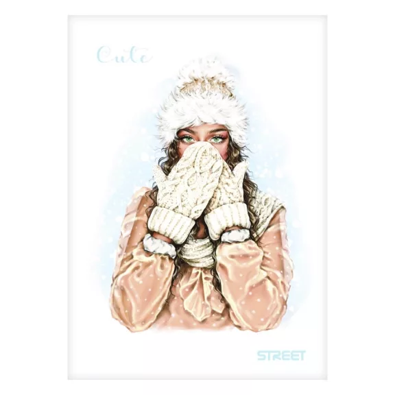Füzet kockás STREET A/4 54 lapos Cute Füzet kockás STREET A/4 54 lapos Cute