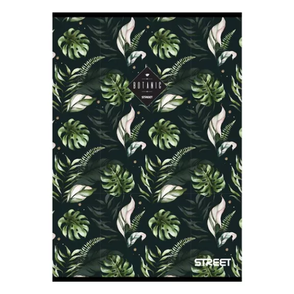 Füzet sima STREET A/4 54 lapos Botanic