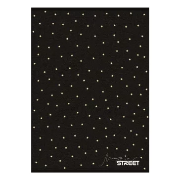 Füzet sima STREET A/4 54 lapos Black&Gold