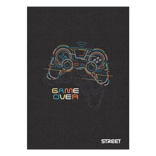 Füzet sima STREET A/5 54 lapos Gameing