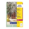 Etikett AVERY L7788-25 80 mm víztiszta átlátszó kör 25 íves