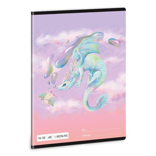 Füzet vonalas ARS UNA A/5 32 lapos 14-32 1. osztályos Daydream