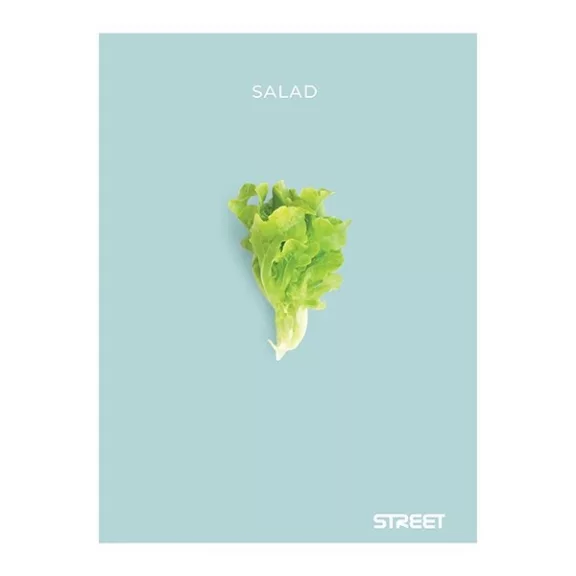 Füzet sima STREET A/4 54 lapos Fresh