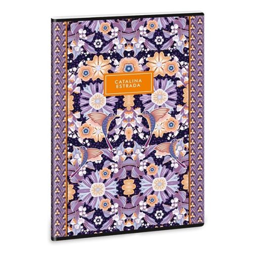 Füzet kockás ARS UNA A/4 40 lapos Extra kapcsos Catalina Estrada Flower Lili