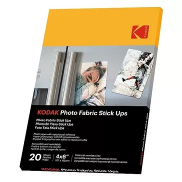   Fotópapír KODAK Photo Fabric 10x15 cm felragasztható és visszaszedhető 20 lapos