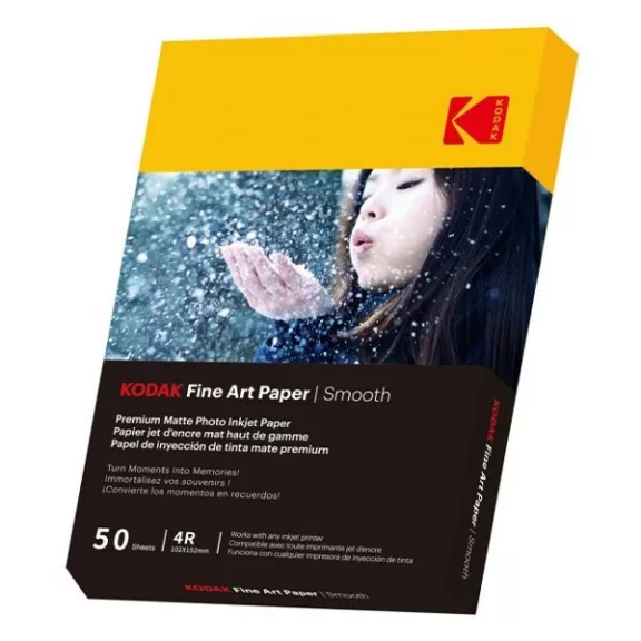 Fotópapír KODAK Fine Art Smooth 10x15 cm 230 g 50 lapos