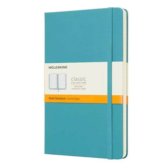 Jegyzetfüzet vonalas MOLESKINE QP060B35 "L" keményfedeles hamukék Jegyzetfüzet vonalas MOLESKINE QP060B35 "L" keményfedeles hamukék