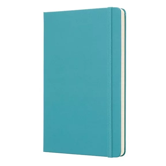 Notesz vonalas MOLESKINE QP060B35 "L" keményfedeles hamukék
