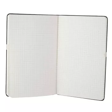   Jegyzetfüzet kockás MOLESKINE QP061 "L" keményfedeles fekete