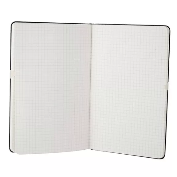 Jegyzetfüzet kockás MOLESKINE QP061 "L" keményfedeles fekete