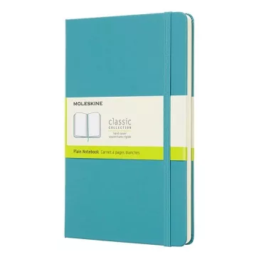   Jegyzetfüzet sima MOLESKINE QP062B35"L" keményfedeles hamukék