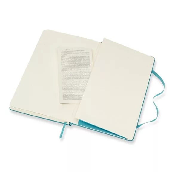 Jegyzetfüzet sima MOLESKINE QP062B35"L" keményfedeles hamukék