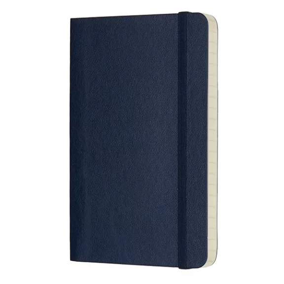 Jegyzetfüzet vonalas MOLESKINE QP611B20 "P" puhafedeles zafirkék
