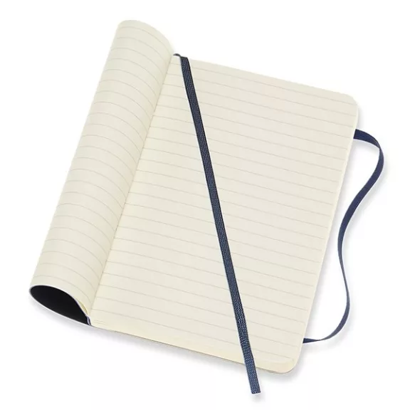 Jegyzetfüzet vonalas MOLESKINE QP611B20 "P" puhafedeles zafirkék