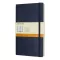 Jegyzetfüzet vonalas MOLESKINE QP616B20 "L" puhafedeles zafirkék
