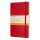 Notesz vonalas MOLESKINE QP616F2 "L" puhafedeles skarlát piros