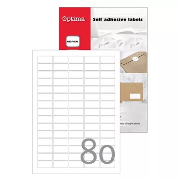   Etikett OPTIMA 32122 35,6x16,9mm 8000 címke/doboz 100 ív/doboz
