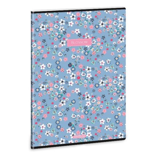 Füzet kockás ARS UNA A/4 40 lapos Extra kapcsos Pearl Blossom Blue