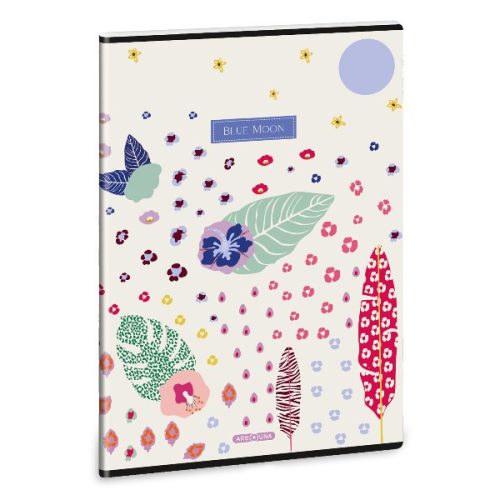 Füzet sima ARS UNA A/4 40 lapos Extra kapcsos Cream Hibiscus