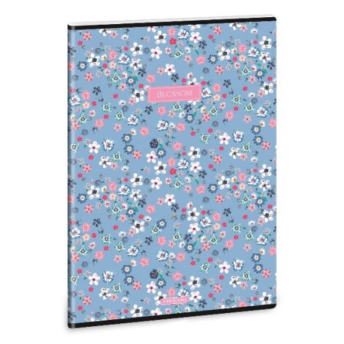 Füzet sima ARS UNA A/4 40 lapos Extra kapcsos Pearl Blossom Blue