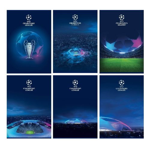 Füzet vonalas CHAMPIONS LEAGUE A/5 54 lapos
