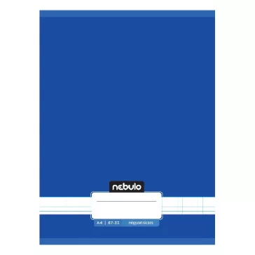   Füzet kockás NEBULO A/4 32 lapos 87-32 Monochrome és Gradient fiús 12 darabos
