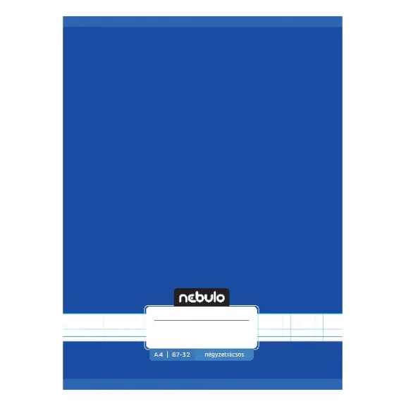 Füzet kockás NEBULO A/4 32 lapos 87-32 Monochrome és Gradient fiús 12 darabos