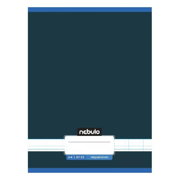 Füzet kockás NEBULO A/4 32 lapos 87-32 Monochrome és Gradient fiús 12 darabos